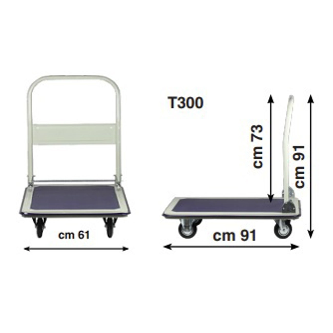 Vendita online Carrello con pianale THOR 300